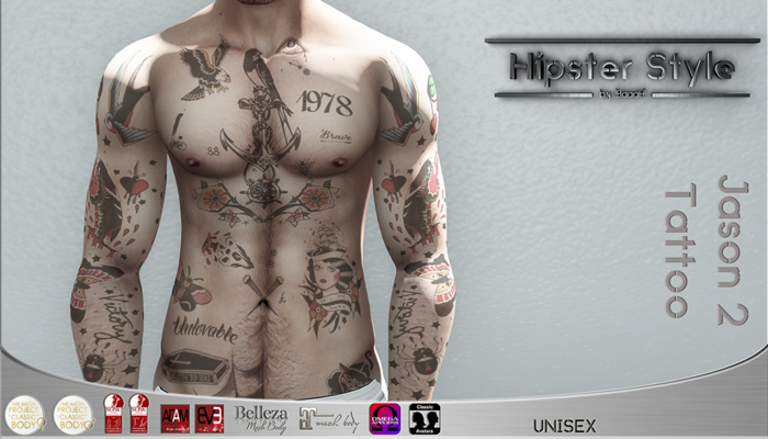 [Hipster Style] Jason 2 Tattoo