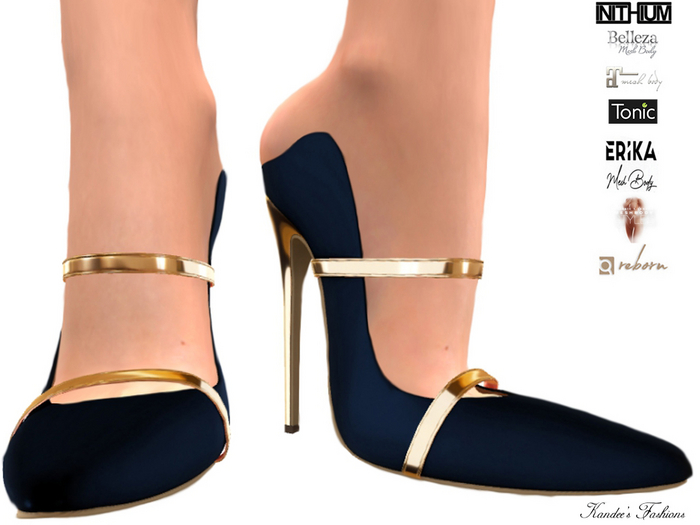 Blue Statement Heels