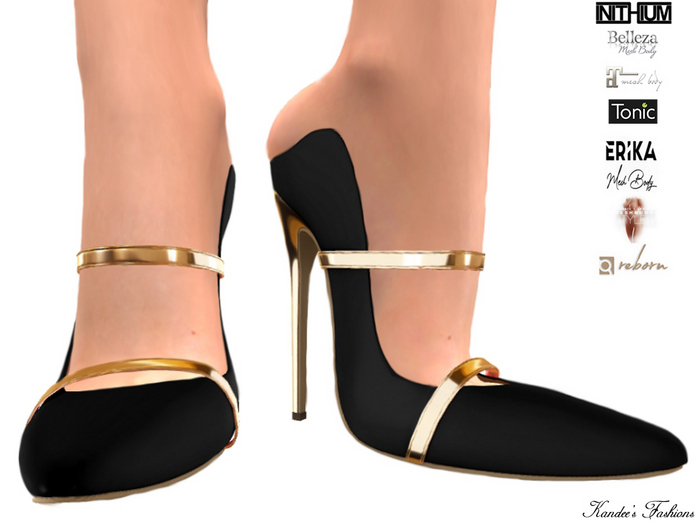 Black Statement Heels