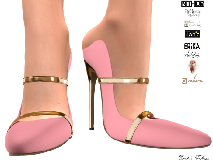 Pretty Pink Statement Heels