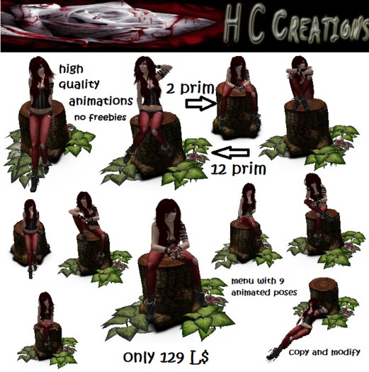 SALE! Tree trunks with menu