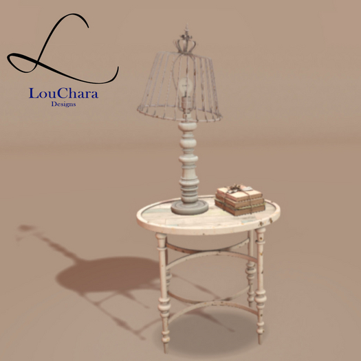 LouChara Fleur End Table