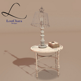 LouChara Fleur End Table