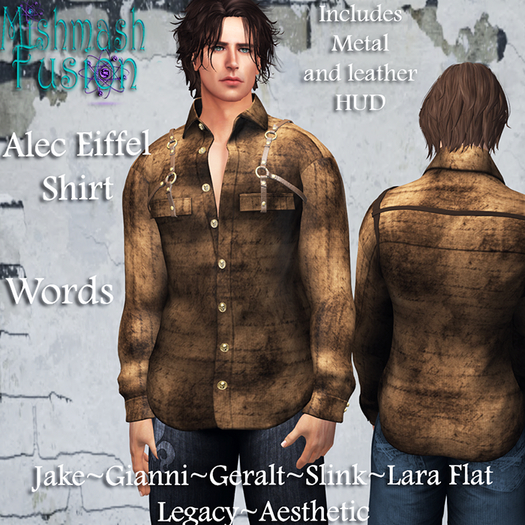 ~*MF*~ Alec Eiffel Shirt - Words (Add or Rez)