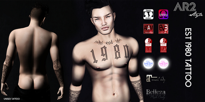 [AR2 Style] Est 1980 Tattoo