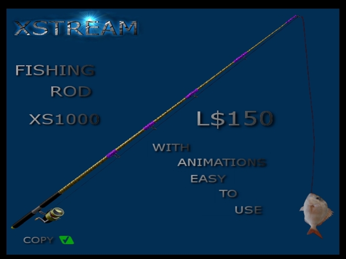 XSTREAM FISHING ROD XS1000 PINK PACK