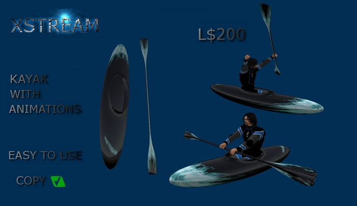 XSTREAM KAYAK BLACK ICE PACK
