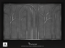 Architect. Vasco Wall Panel (gray & silver)