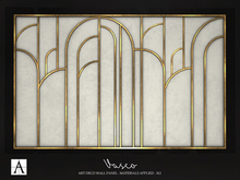 Architect. Vasco Wall Panel (white & gold)