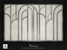 Architect. Vasco Wall Panel (white & silver)