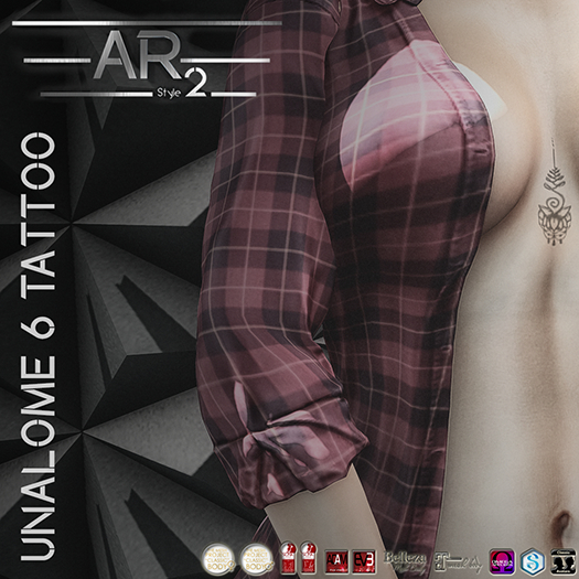 [AR2 Style] Unalome 6 Tattoo