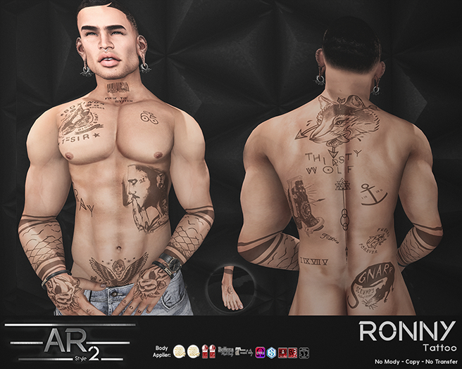 [AR2 Style] Ronny Tattoo