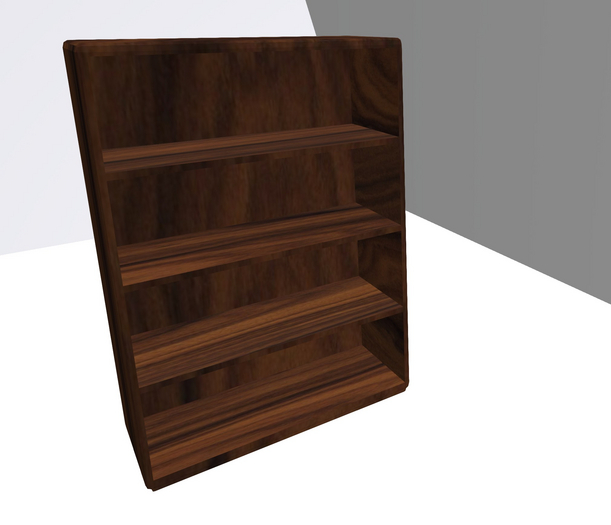 Wooden Bookshelf