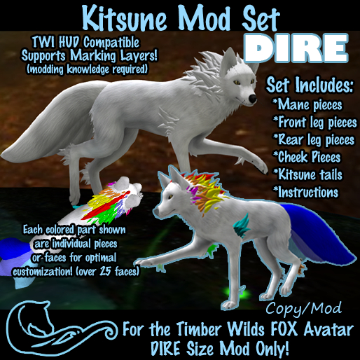 TWI Fox Kitsune- Moddable Set DIRE