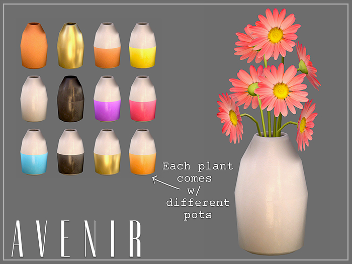 AVENIR: Daisy Neon Mesh Flowers - DALRAIDA -