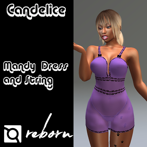 Add Me - Reborn - Mandy Dress - Purple