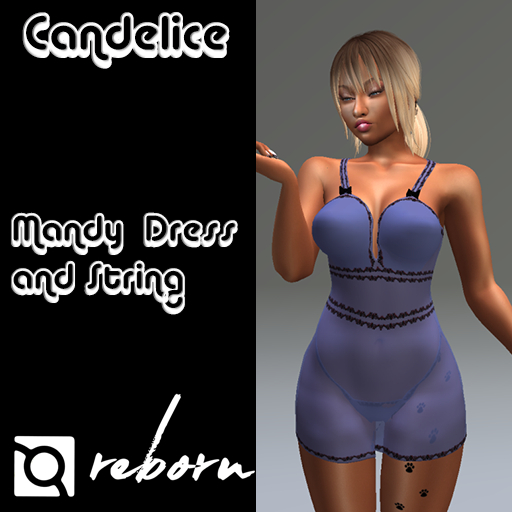 Add Me - Reborn - Mandy Dress - Blue