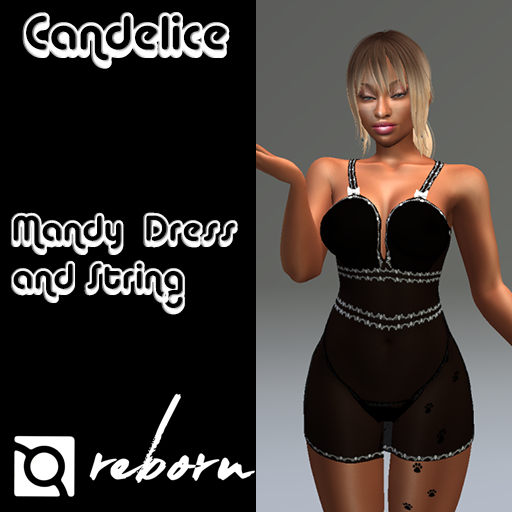 Add Me - Reborn - Mandy Dress - Black White