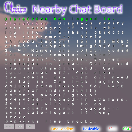 Multilingual Nearby Chat Board