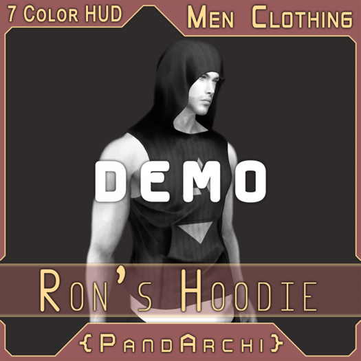 RON | CLOTHING | HOODIE | 7 Colors | DEMO | { PANDARCHI }
