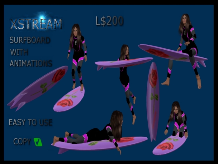 XSTREAM SURFBOARD VIOLET FLAME PACK