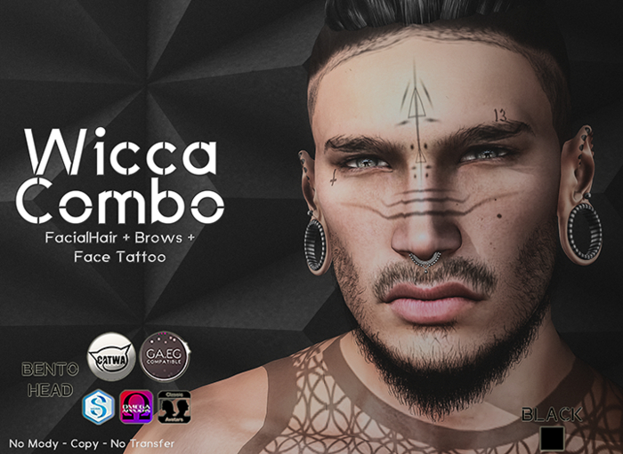 [Hipster Style] Wicca COMBO BLACK
