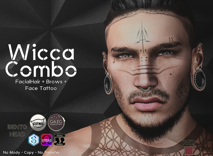 [Hipster Style] Wicca COMBO RED