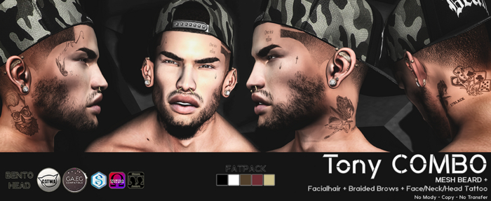 [Hipster Style] Tony COMBO FATPACK