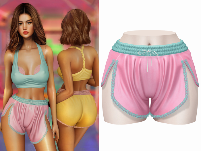 -[ vagrant ]- Sienna Shorts - Warm Pink