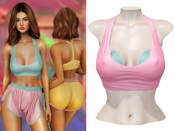 -[ vagrant ]- Sienna Top - Warm Pink