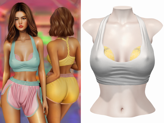 -[ vagrant ]- Sienna Top - Silver