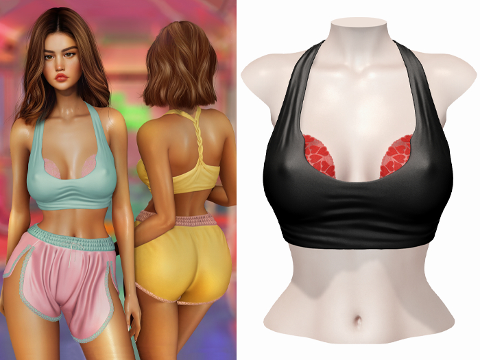 -[ vagrant ]- Sienna Top - Black