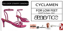 Baiastice_Toe Loop Strappy Sandals-Cyclamen