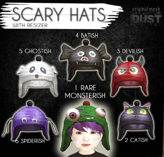 01 DUST: Hat Monsterish RARE