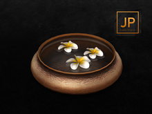 Zaara [home] : Copper frangipani bowl *white*