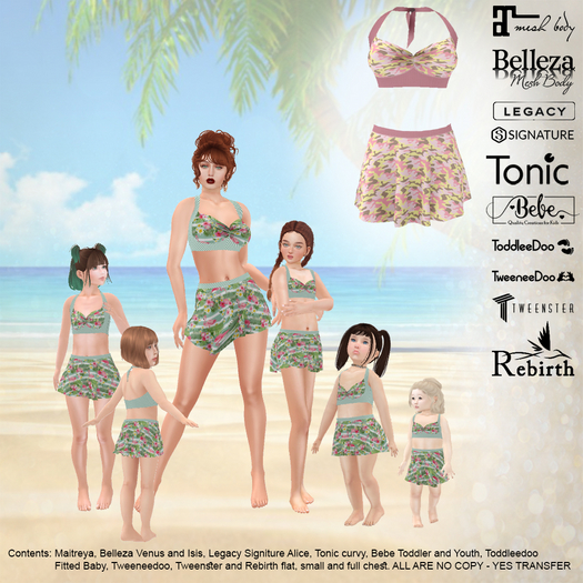 Mother Daughter Bikini Camo - Delivery HUD