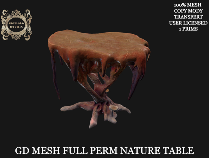GD MESH FULL PERM NATURE TABLE