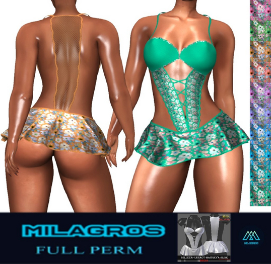 ::MILAGROS::[SHINE FULL PERM] DRESS FUSIA TEXTURE