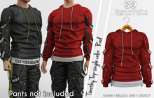 Timothy Male Top Red - Signature Gianni, Belleza Jake , Legacy - FashionNatic