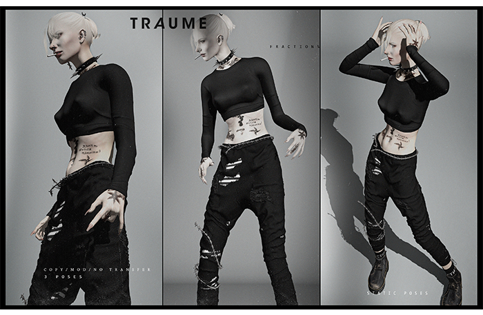 T R A U M E _ FRACTIONS _ Posepack
