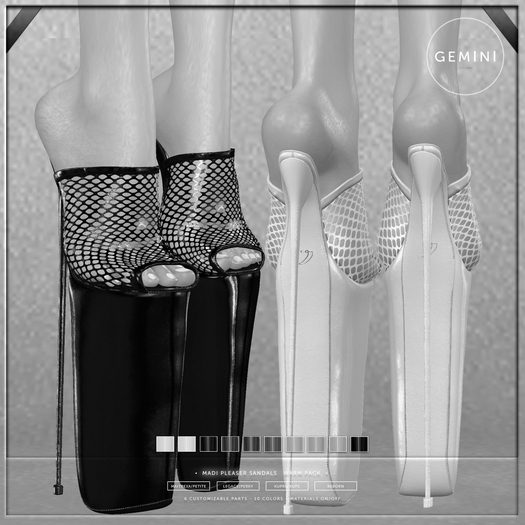 Gemini -Madi Pleaser Sandals- DEMO