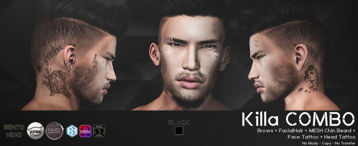 [Hipster Style] Killa COMBO BLACK