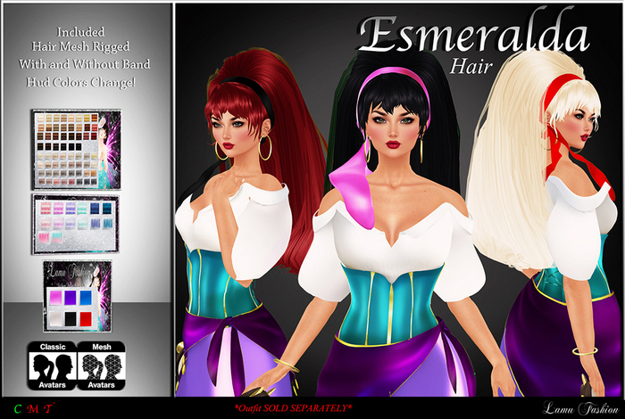 -Lamu Fashion-Hair *Esmeralda*