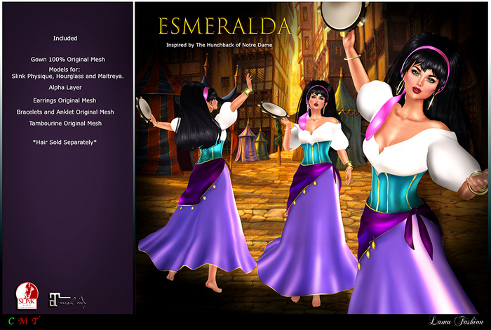 -Lamu Fashion-Gown *Esmeralda* DEMO