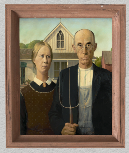 American Gothic Painting