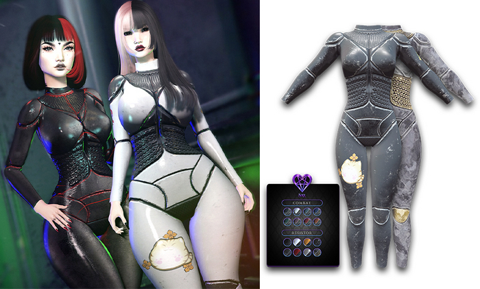 - sixx - Cyber Suit - Combat + Resistor Set