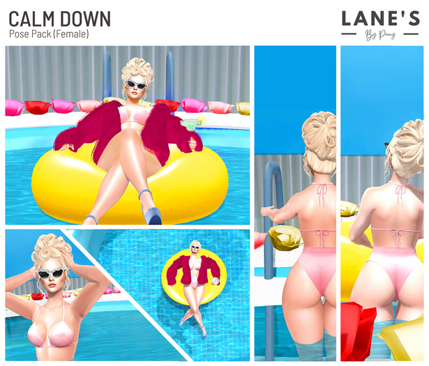 Calm Down Pose Pack (Female)