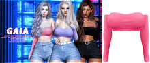 Gaia - mooky tube top//pinky