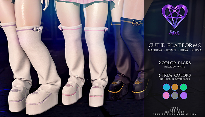 - sixx - Cutie Platforms - {FATPACK}