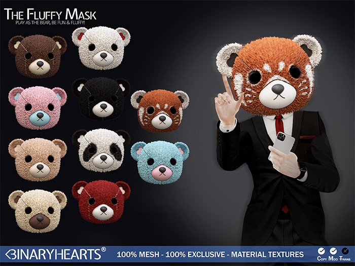 The Fluffy Mask (FATPACK) - <3H - BINARYHEARTS